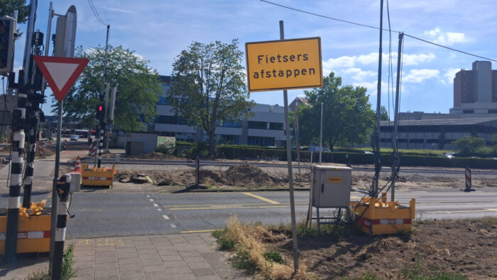 Fiets- en oversteekplaats bij Smalstraat meerdere keren afgesloten