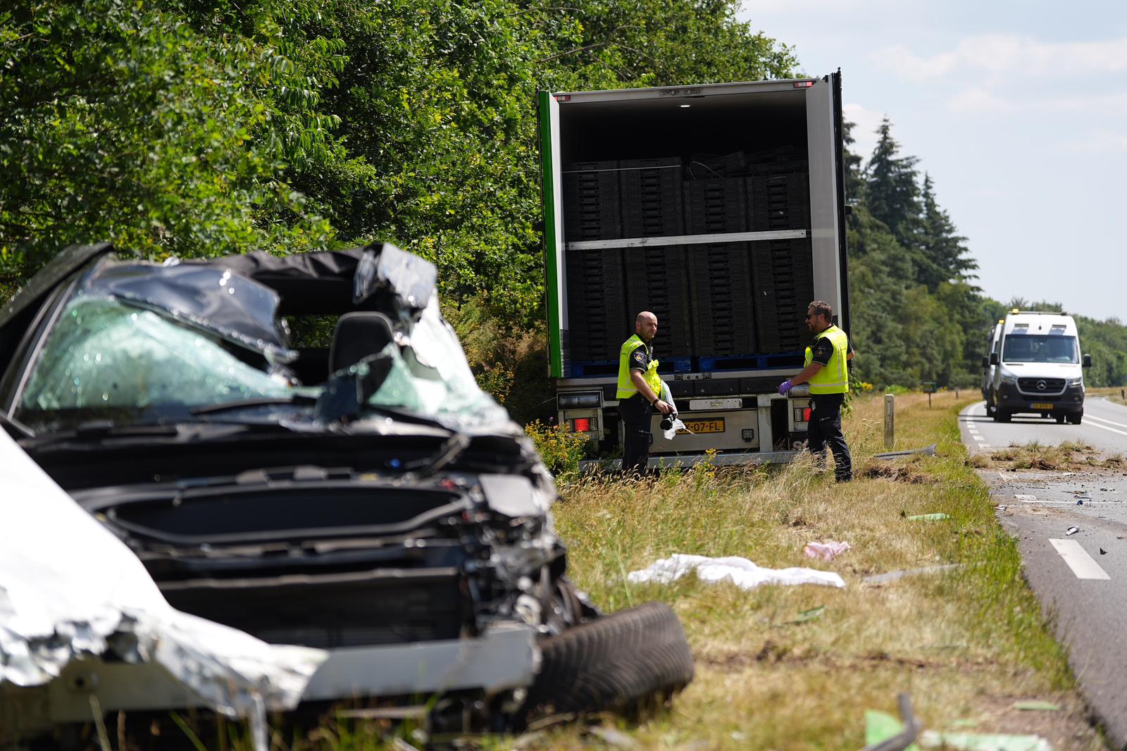 Autobestuurder overleden bij ongeluk op de N279