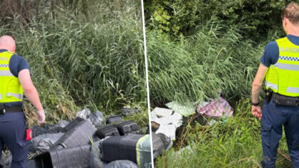 Handhavers treffen flinke hoeveelheid gedumpt afval aan in Helmond