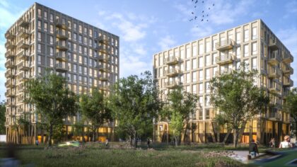 Twee hoge woontorens verrijzen straks bij winkelcentrum De Bus: ‘Plek nieuwe energie geven’