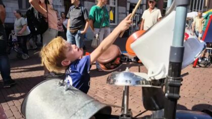 Artiesten en creatievelingen vullen stadscentrum tijdens Helmond Art Festival