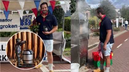 Helmonder Paul Meulendijks wint zilver op NK Palingroken