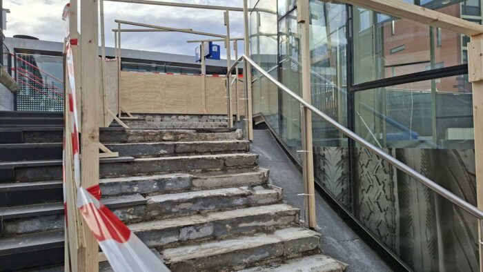 Trap Helmond Station vier weken deels afgesloten vanwege renovatie