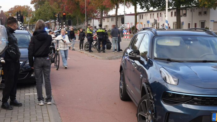 Fietser gewond bij oversteken Wethouder Ebbenlaan